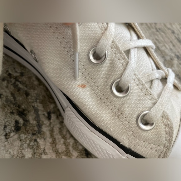 Converse Chuck Taylor All Star Lift High Top White Size 9 Womens Canvas - Picture 8 of 11